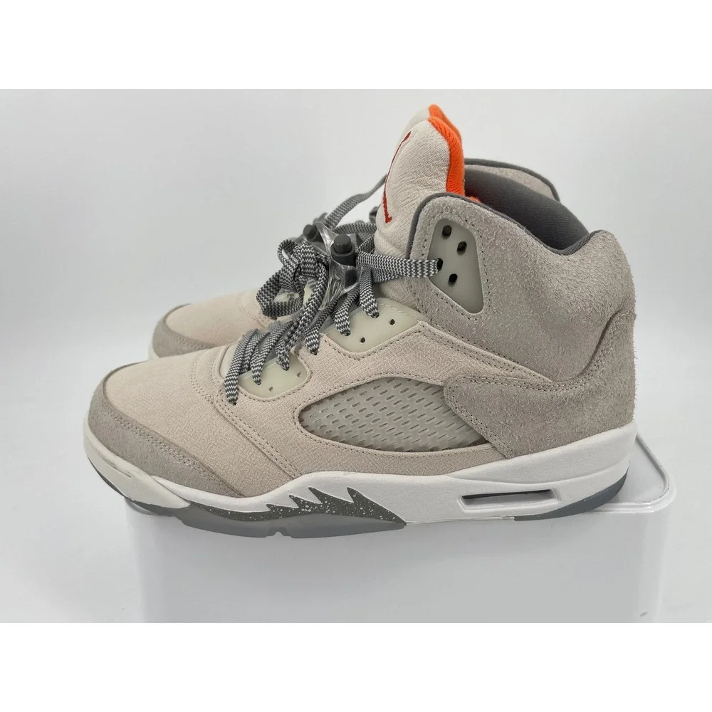 Jordan Air Jordan 5 Retro SE Craft Light Orewood Brown Safety Orange Excellent